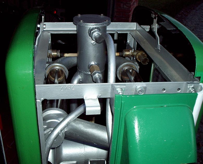 Diesel Zapfsäule, Hersteller: Salzkotten komplett rest. Technik. Baujahr: 1951